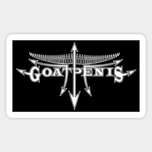 Goatpenis Logo | War Metal Magnet